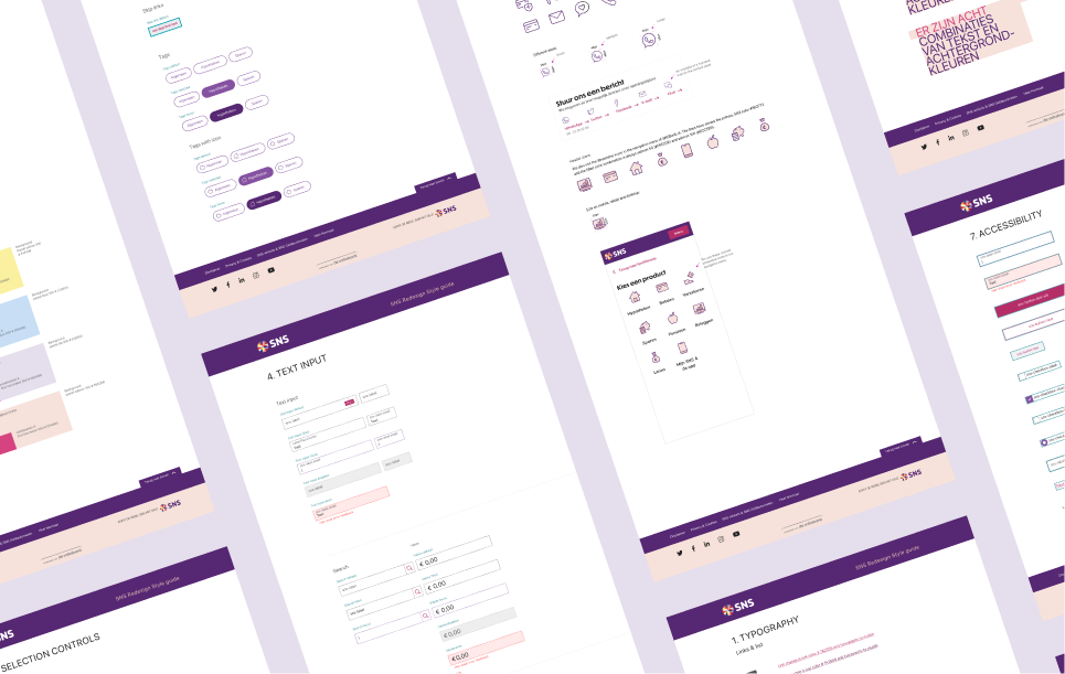 Design system SNS Keen Financials